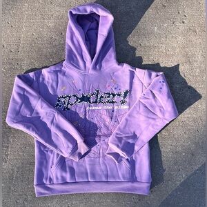 Purple spider hoodie